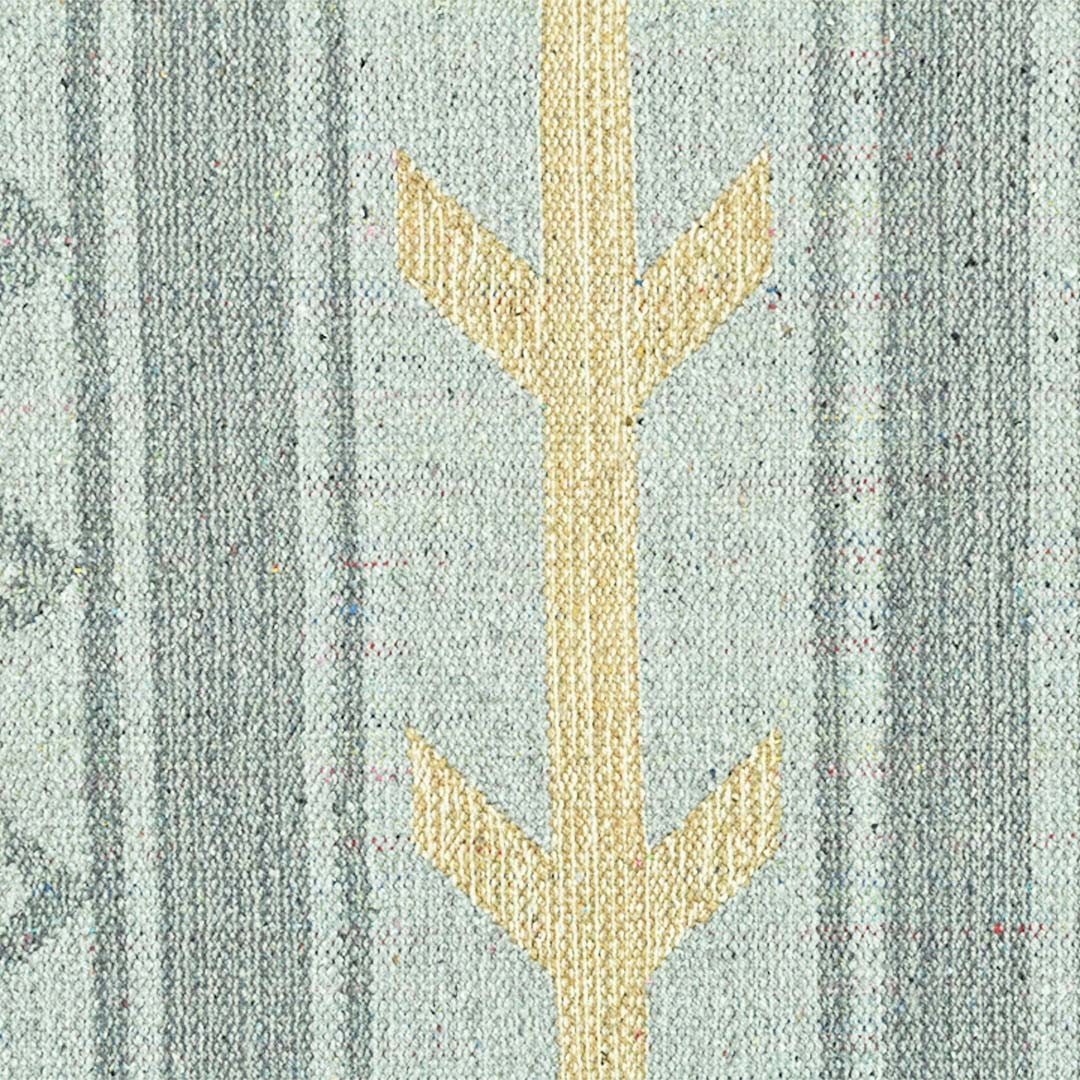 Harmony In Hues Handknotted Cotton Flat Weave.