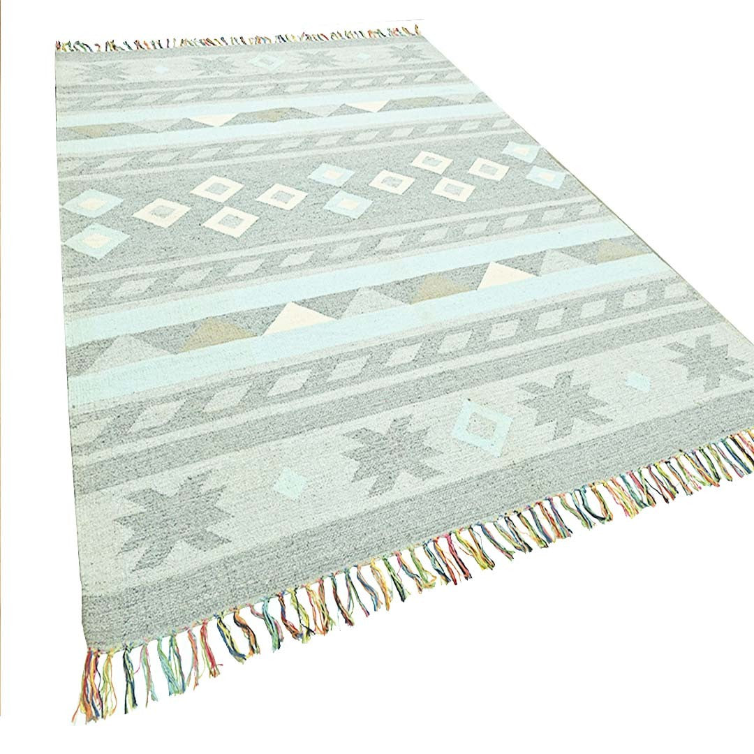 Harmony In Hues Handknotted Wool Rug.