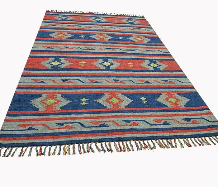Harmony In Hues Handknotted Wool Rug.