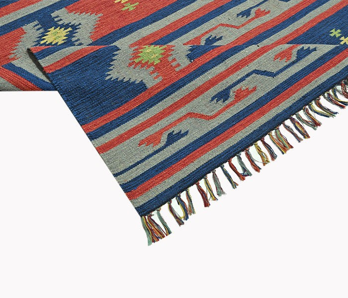 Harmony In Hues Handknotted Wool Rug.