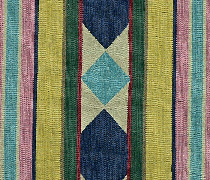 Harmony In Hues Handknotted Cotton Flat Weave.