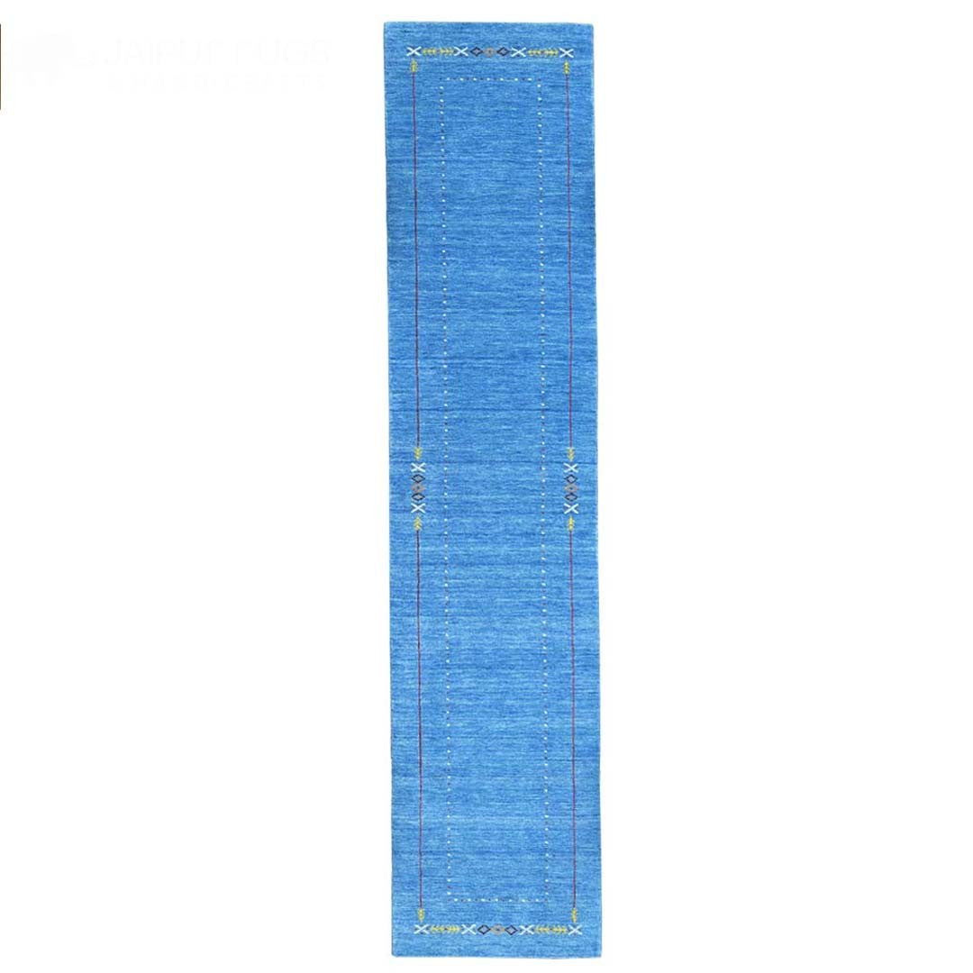 Whispering Threads Handloom Wool Runner.