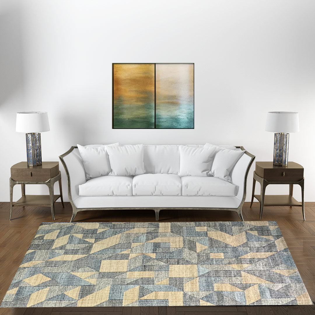 Earthy Elegance Handknotted Jute Rug