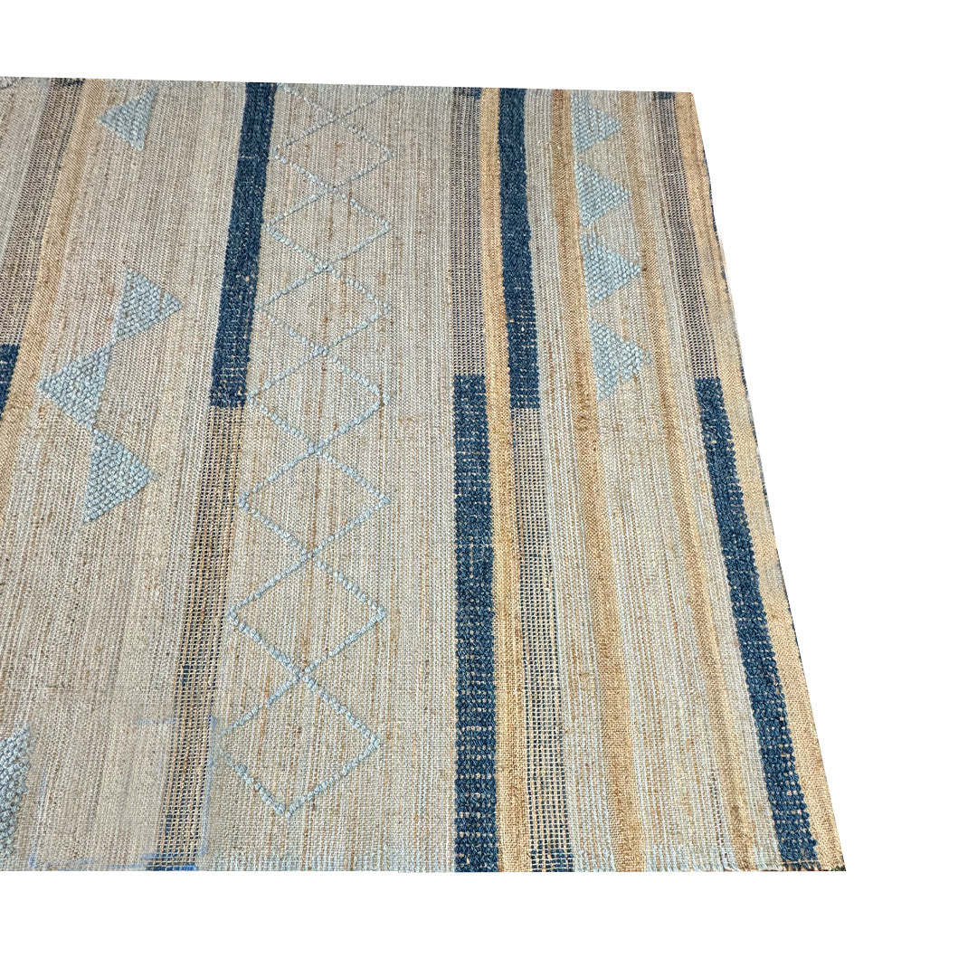 Earthy Elegance Handknotted Jute & Wool Rug