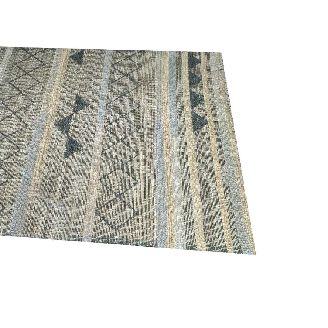 Earthy Elegance Handknotted Jute & Wool Rug