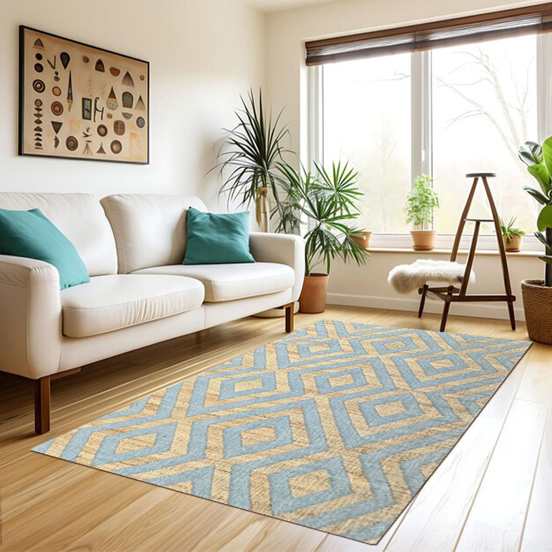 Earthy Elegance Handknotted Jute Rug