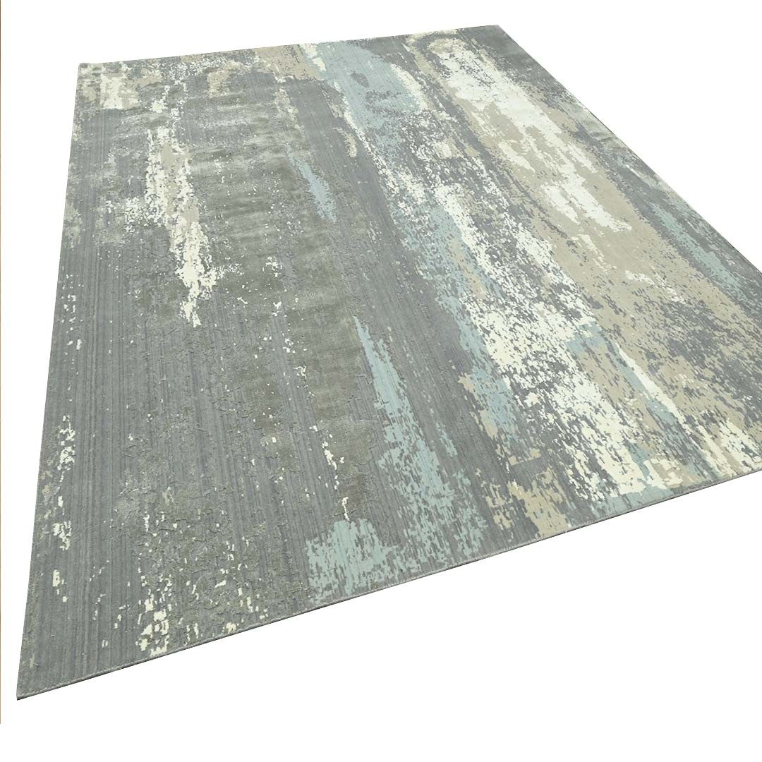 Texture Tales Handloom Viscose Rug.