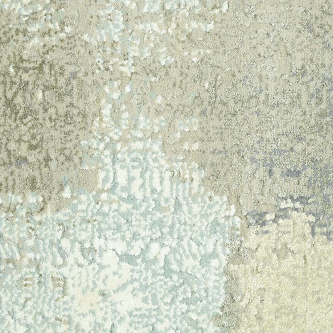Texture Tales- Handloom Modern Beige, Grey & Ivory Colour Viscose Rug