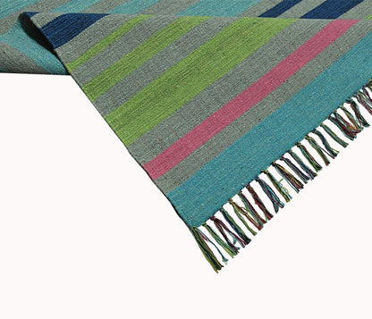 Harmony In Hues Handknotted Wool Rug.