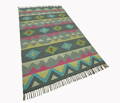 Harmony In Hues Handknotted Wool Rug.