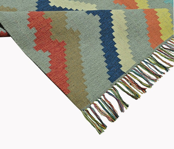 Harmony In Hues Handknotted Wool Rug.