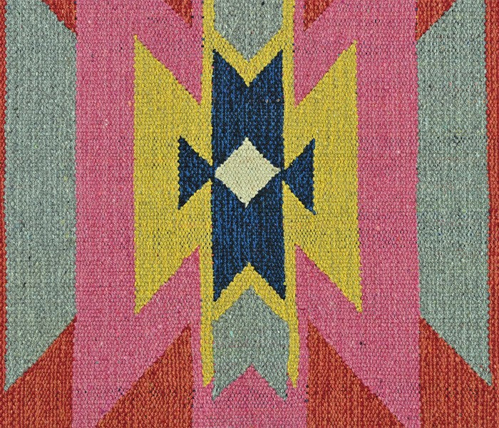 Harmony In Hues Handknotted Wool Rug.