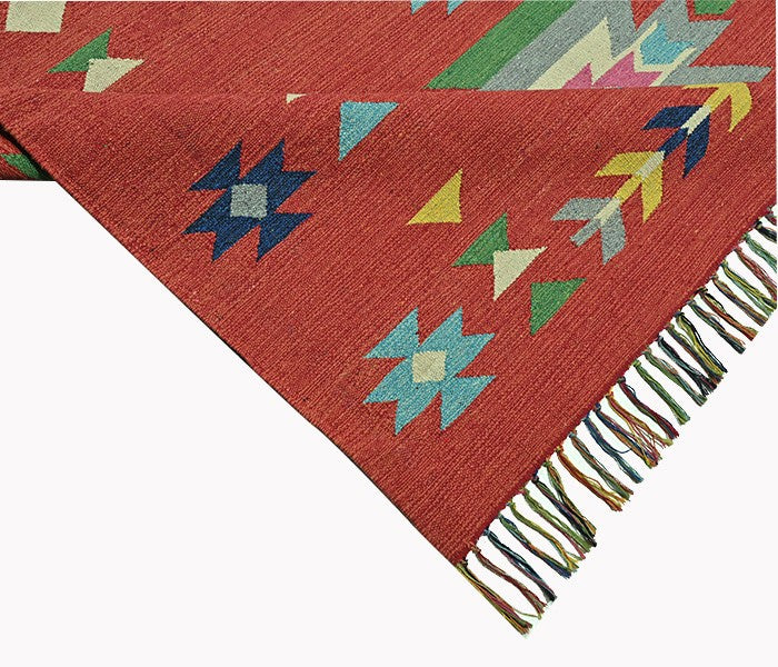 Harmony In Hues Handknotted Wool Rug.