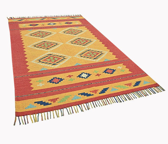 Harmony In Hues Handknotted Wool Rug.