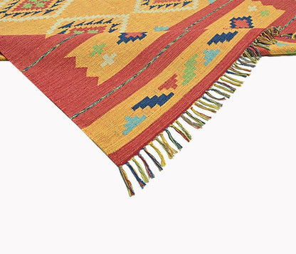 Harmony In Hues Handknotted Wool Rug.