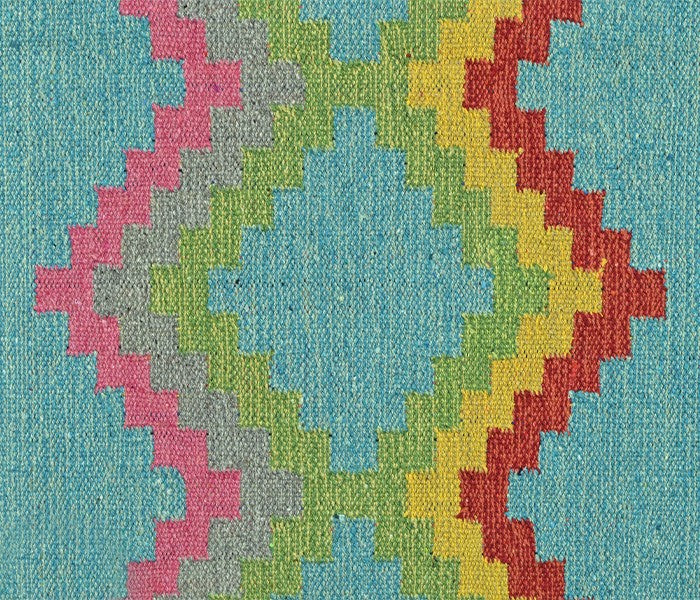 Harmony In Hues Handknotted Wool Rug.