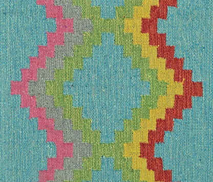 Harmony In Hues Handknotted Wool Rug.