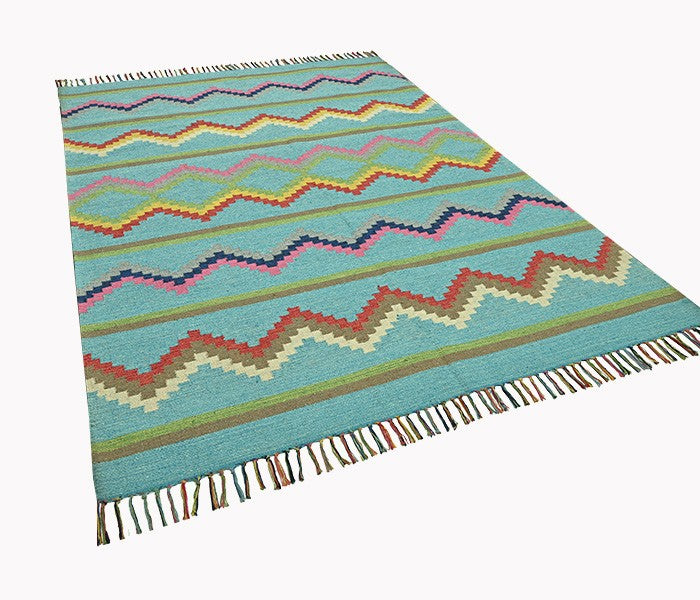 Harmony In Hues Handknotted Wool Rug.
