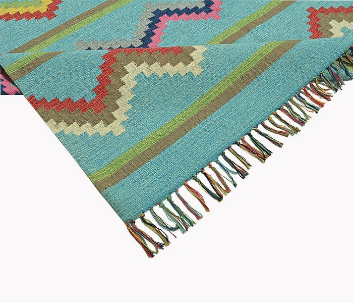 Harmony In Hues Handknotted Wool Rug.