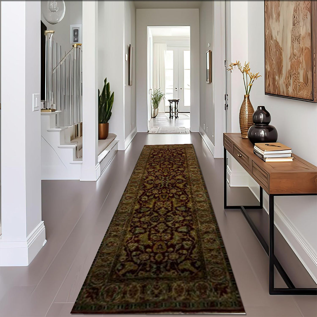 Heritage Hues Handknotted Hand Spun Wool Rug
