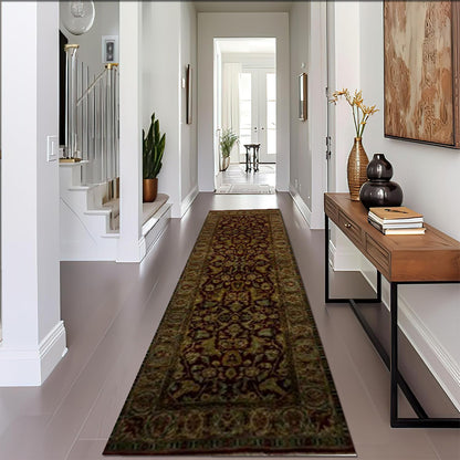 Heritage Hues Handknotted Hand Spun Wool Rug
