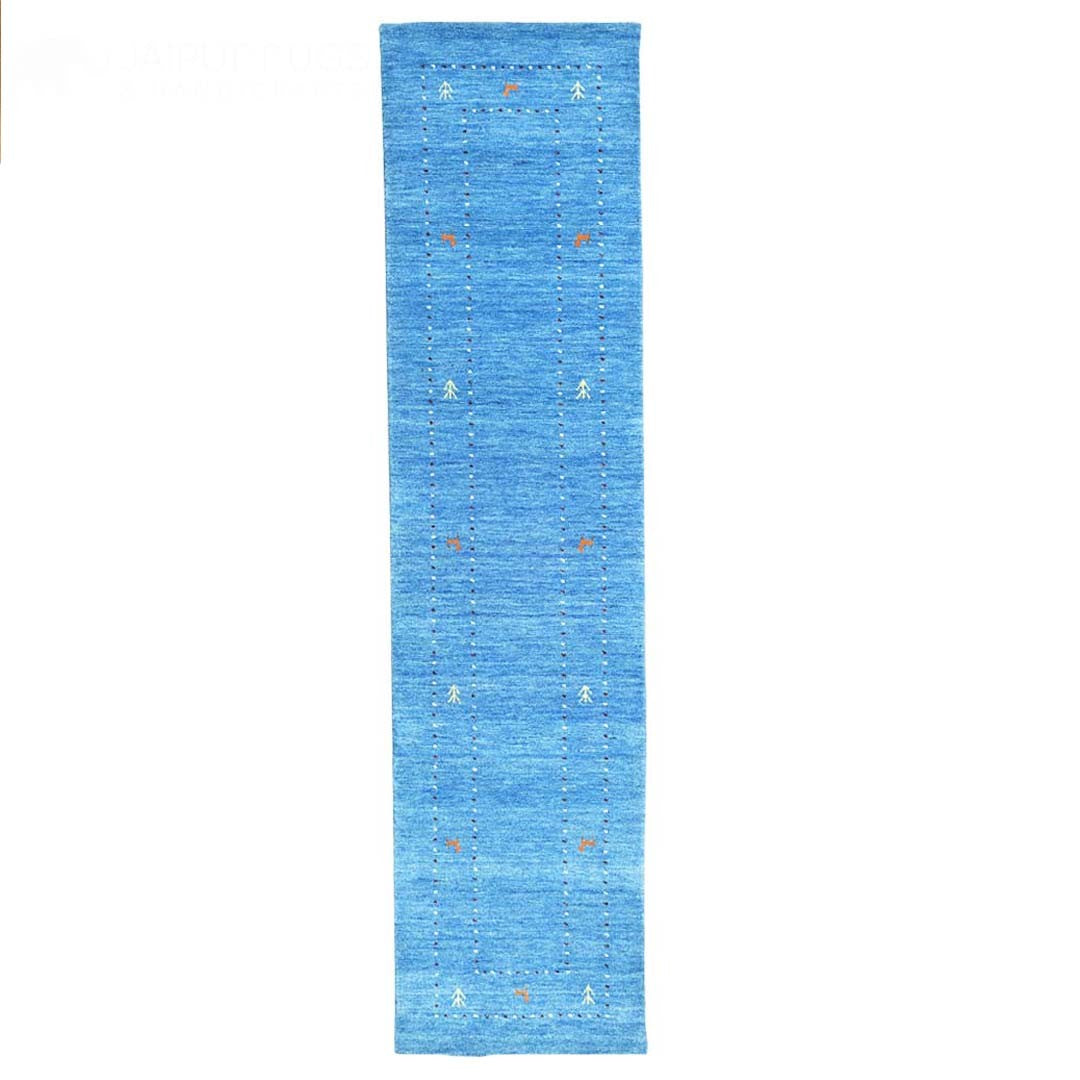 Whispering Threads Handloom Wool Runner.