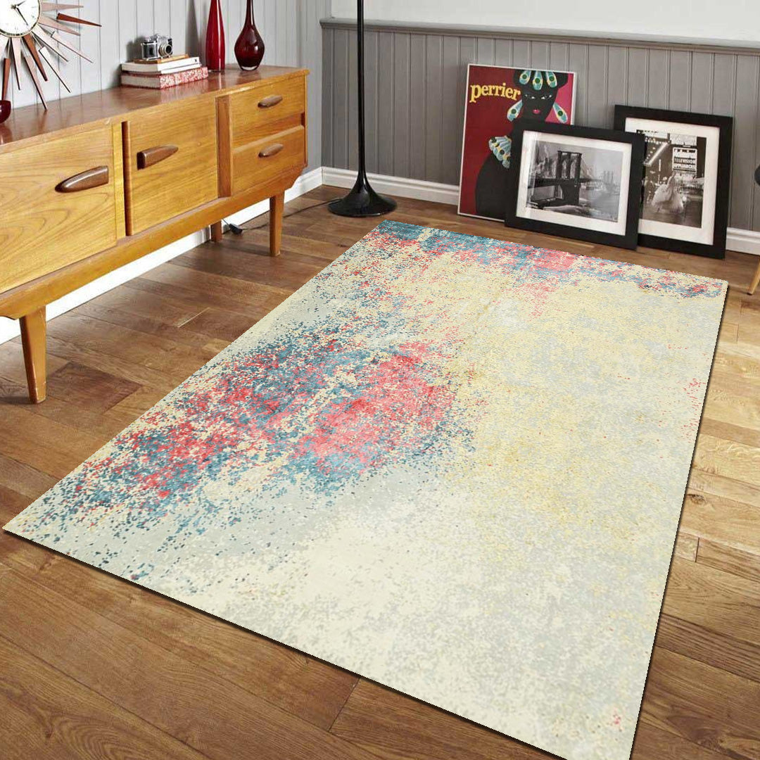 Texture Tales Handloom Viscose Rug.