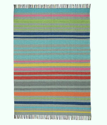 Harmony In Hues Handknotted Wool Rug.