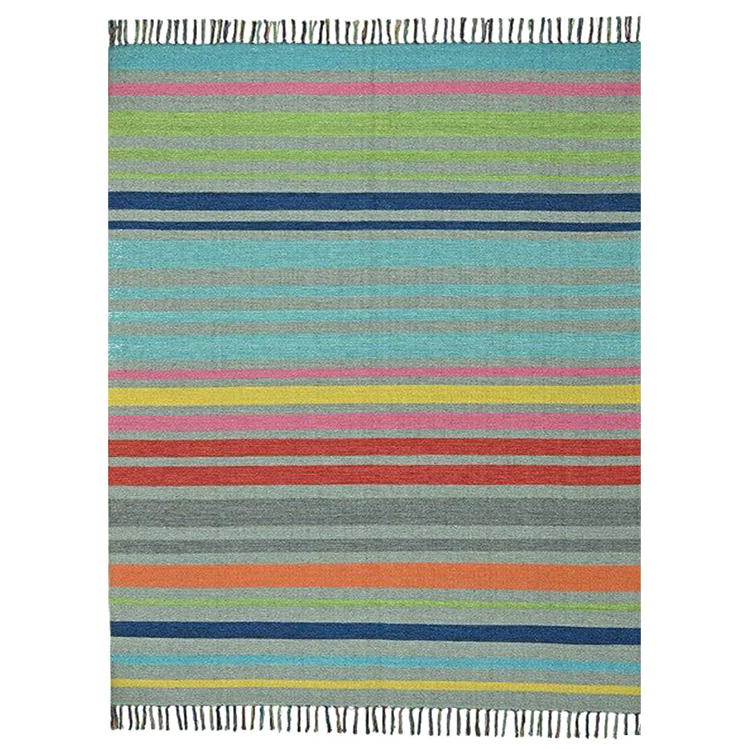 Harmony In Hues Handknotted Wool Rug.
