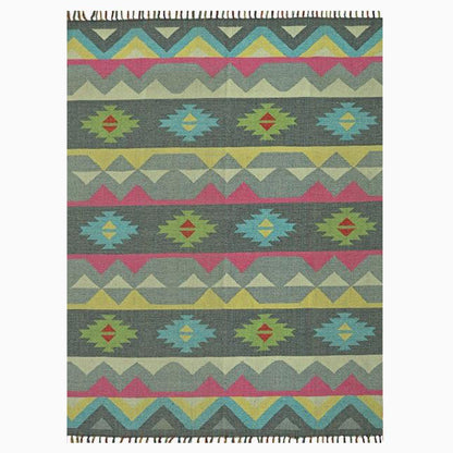 Harmony In Hues Handknotted Wool Rug.