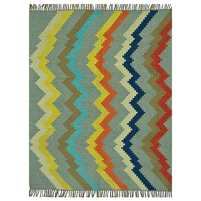 Harmony In Hues Handknotted Wool Rug.