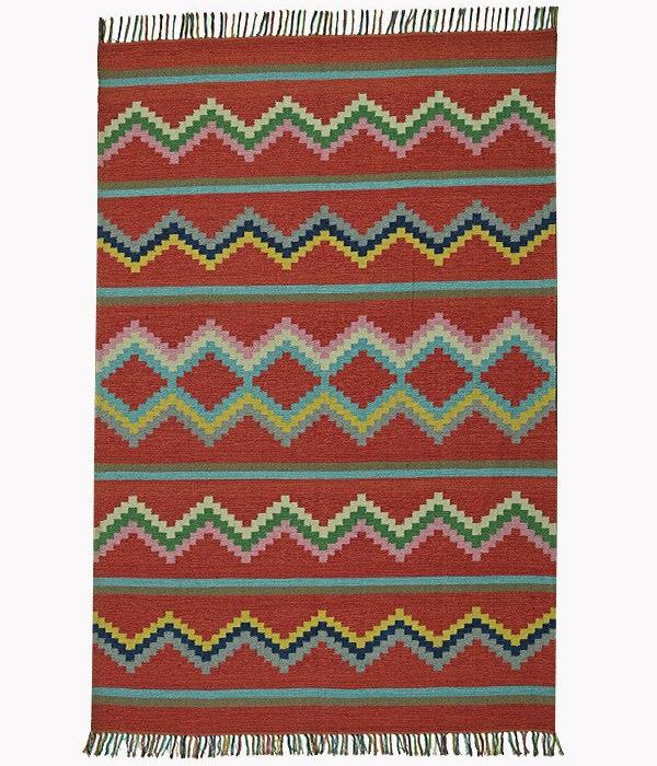 Harmony In Hues Handknotted Wool Rug.