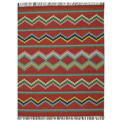 Harmony In Hues Handknotted Wool Rug.