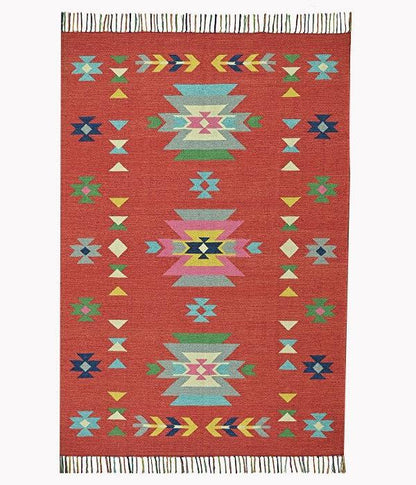 Harmony In Hues Handknotted Wool Rug.