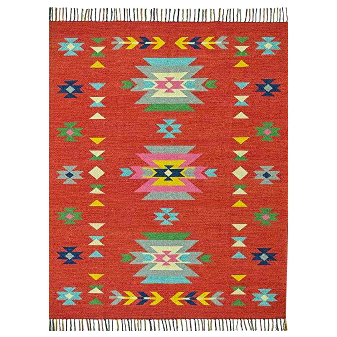 Harmony In Hues Handknotted Wool Rug.