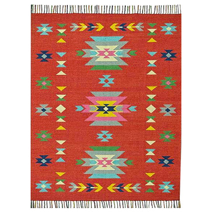 Harmony In Hues Handknotted Wool Rug.