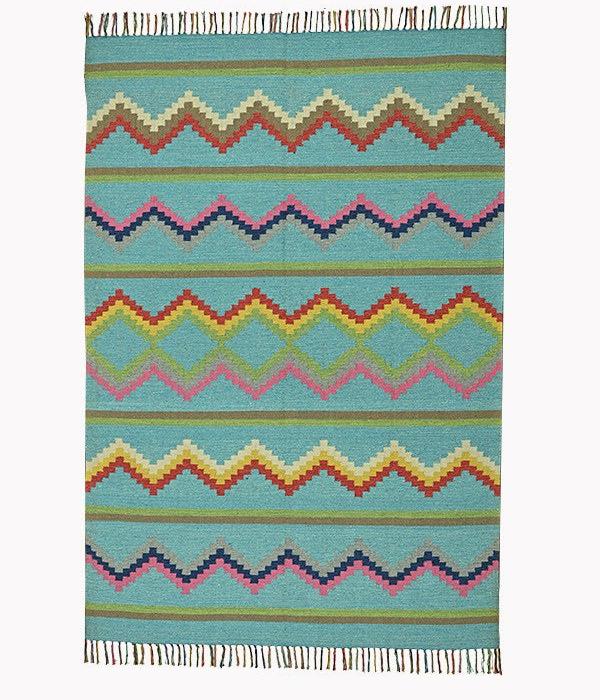 Harmony In Hues Handknotted Wool Rug.