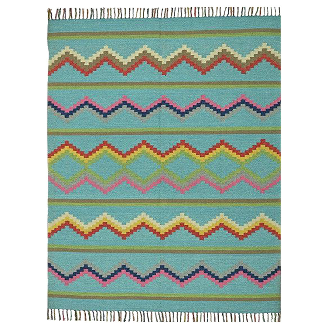 Harmony In Hues Handknotted Wool Rug.