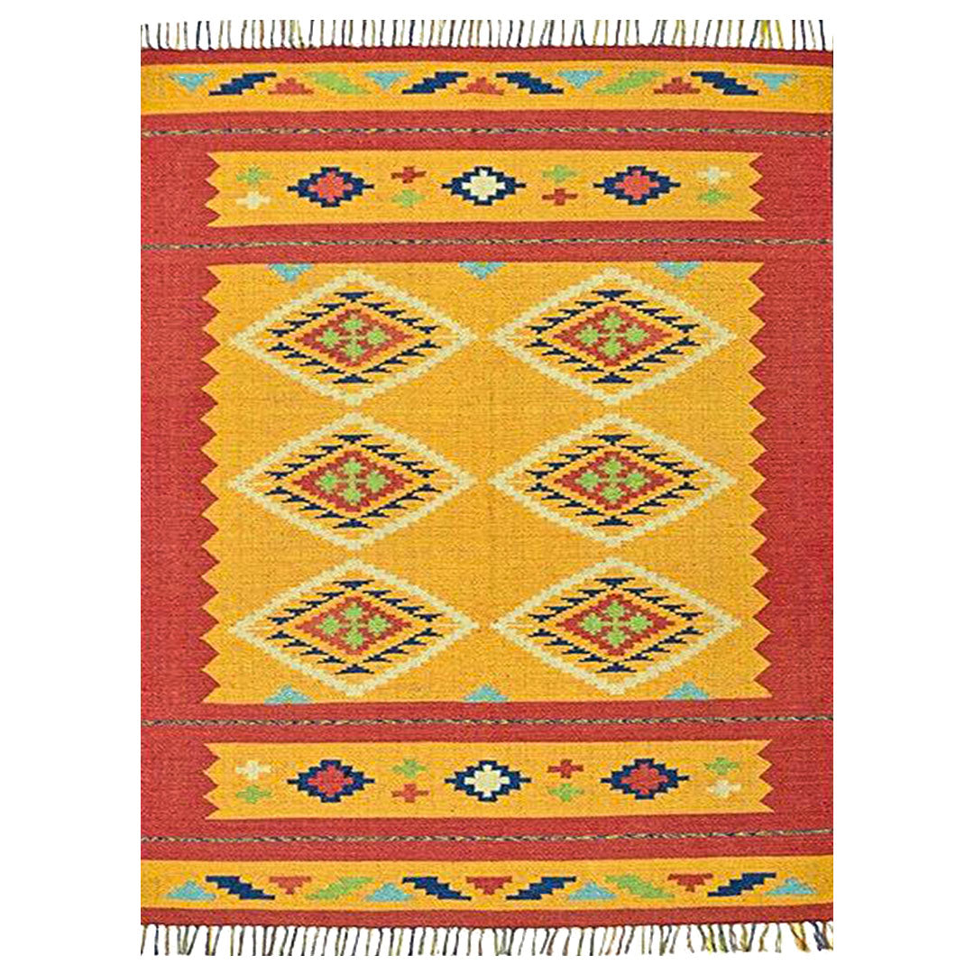 Harmony In Hues Handknotted Wool Rug.