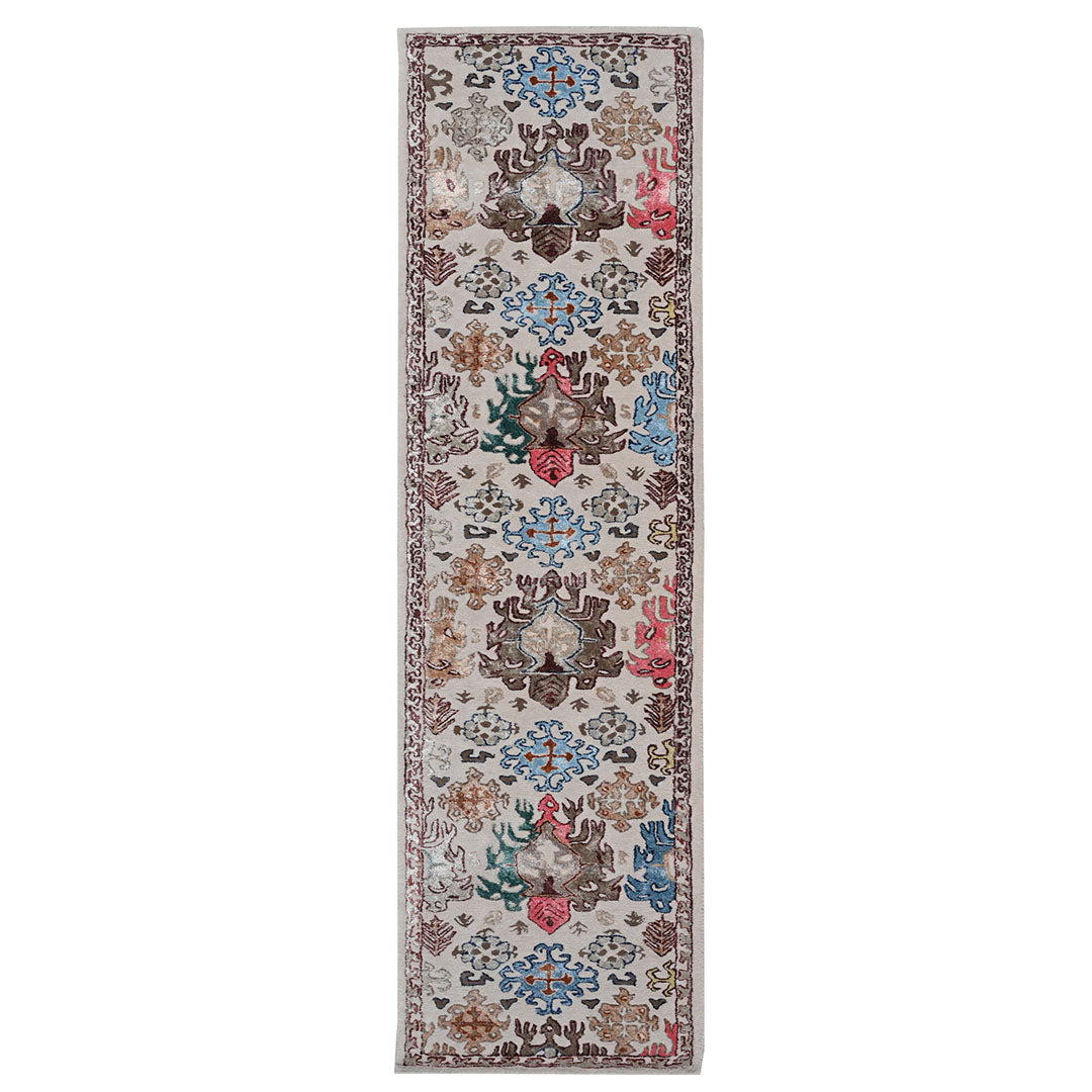 Harmonize Handtufted Wool & Bamboo Silk Runner