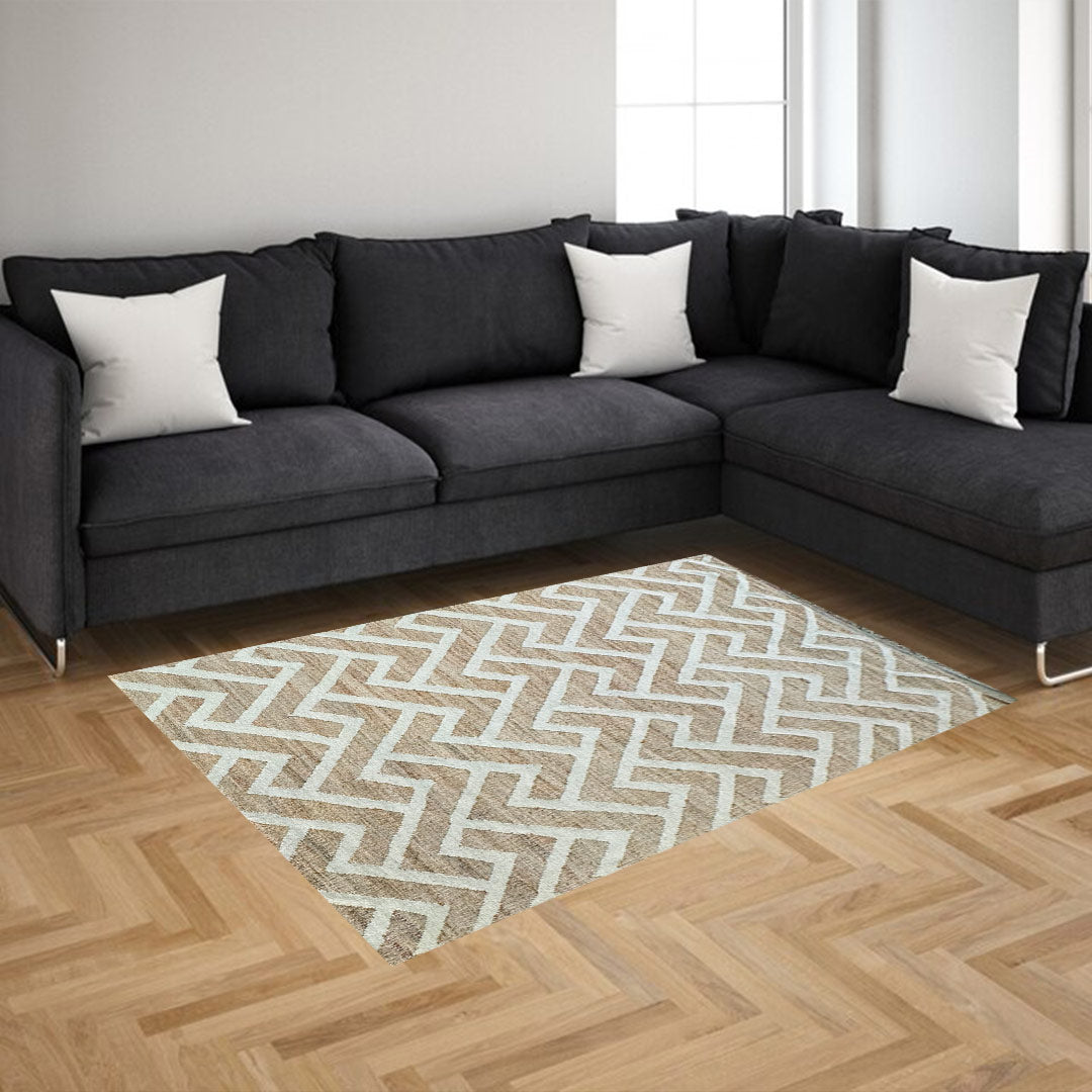 Earthy Elegance  Handknotted Jute Rug