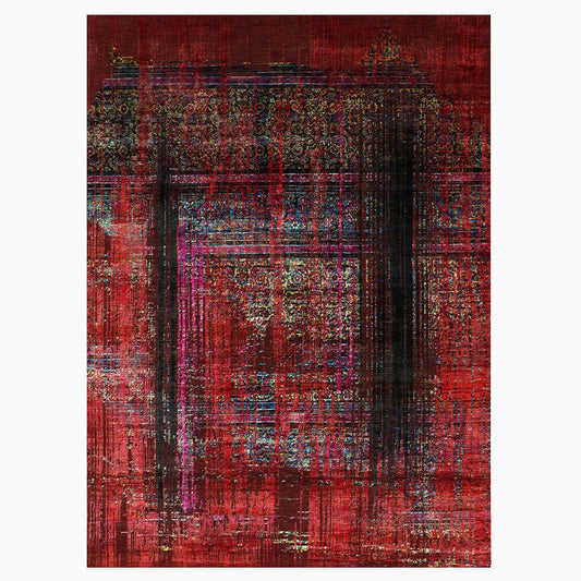 Artisan Weaves Handknotted Handspun Wool/Natural Silk